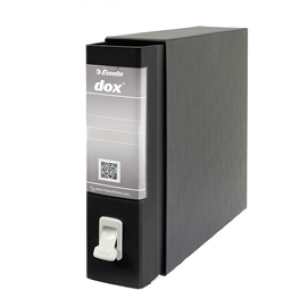 Registratore Dox 2 - dorso 8 cm - protocollo 23x34 cm - nero - Esselte Registratore Dox 2 - dorso 8 cm - protocollo 23x34 cm - nero - Esselte