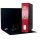 Registratore Dox 2 - dorso 8 cm - protocollo 23x34 cm - rosso - Esselte