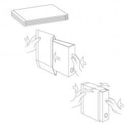 Registratore Esa P50 - dorso 5 cm - protocollo 23x33 cm - giallo - Sei Rota