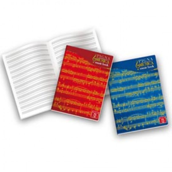 Maxiquaderno Musica - 21x29,7cm - 32 fogli - 100gr - 12 pentagrammi - Pigna Maxiquaderno Musica - 21x29,7cm - 32 fogli - 100gr - 12 pentagrammi - Pigna