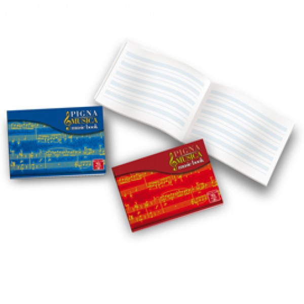 Album Musica - 17x24cm - 16 fogli - 85gr - 5 pentagrammi - Pigna Album Musica - 17x24cm - 16 fogli - 85gr - 5 pentagrammi - Pigna