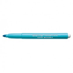 Pennarello Turbomaxi Monocolore - punta ø5mm - azzurro - Giotto