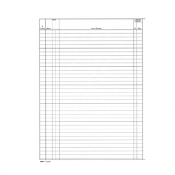 Registro contabilità dei lavori - 31 x 21cm - 47pg - numerate - Edipro Registro contabilità dei lavori - 31 x 21cm - 47pg - numerate - Edipro