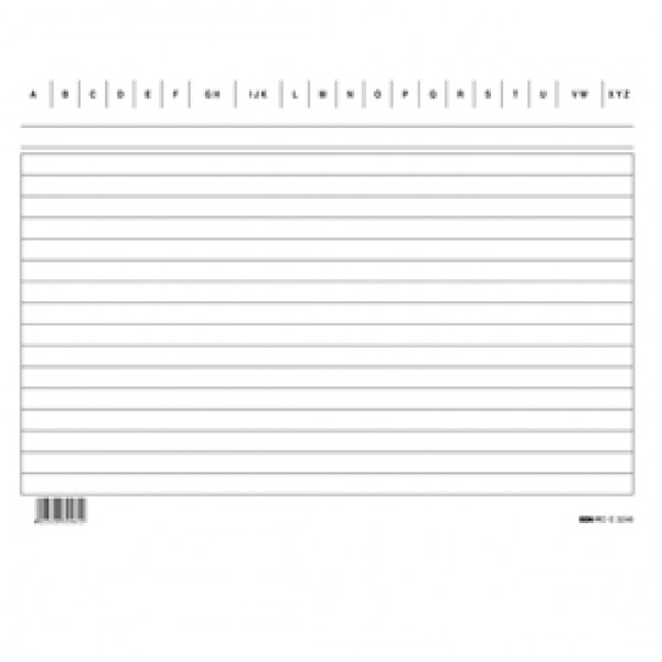 Schede in cartoncino rigate - 15 x 21 cm orizzontale - Edipro - conf. 100 pezzi Schede in cartoncino rigate - 15 x 21 cm orizzontale - Edipro - conf. 100 pezzi