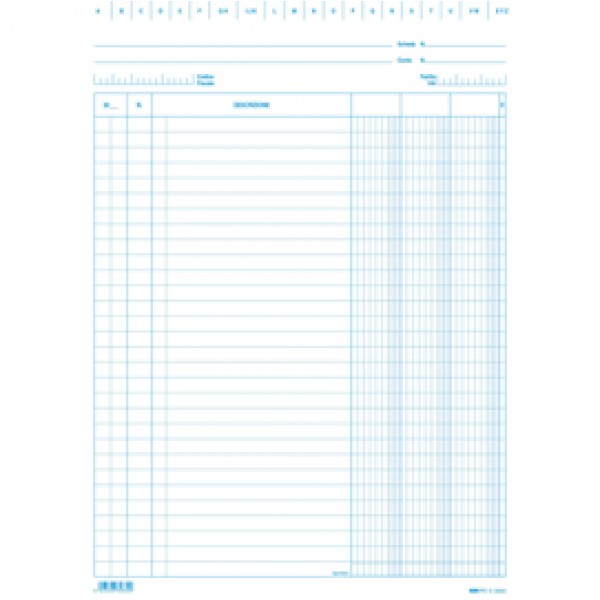 Schede in cartoncino 2 colonne - 21 x 15 cm verticale - Edipro - conf. 100 pezzi