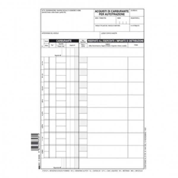 Blocco schede prelievo carburante - 21 x 15cm - 50 fogli - Edipro Blocco schede prelievo carburante - 21 x 15cm - 50 fogli - Edipro