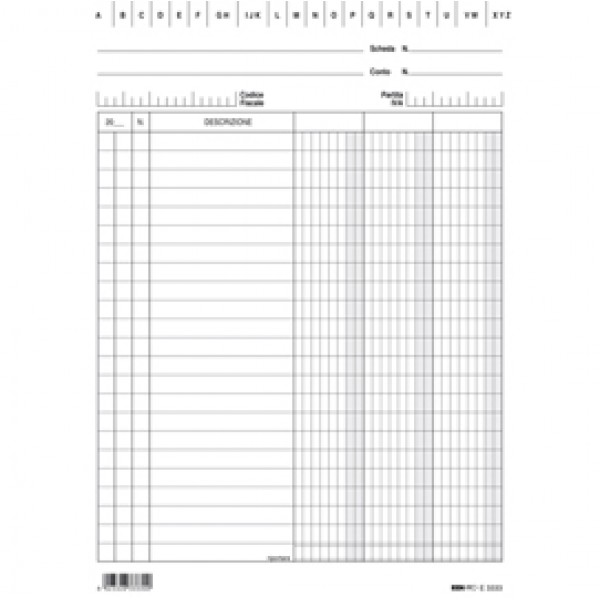 Schede in cartoncino 3 colonne - 21x15 cm verticale - Edipro - conf. 100 pezzi Schede in cartoncino 3 colonne - 21x15 cm verticale - Edipro - conf. 100 pezzi