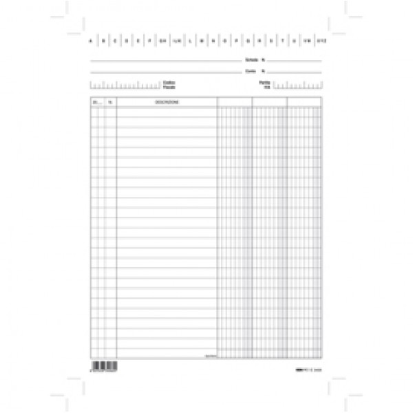 Schede - 3 colonne - 29,7x21 cm (verticale) - Edipro - bianco - conf. 100 pezzi Schede - 3 colonne - 29,7x21 cm (verticale) - Edipro - bianco - conf. 100 pezzi