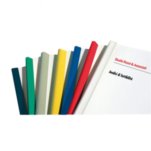 Dorsetti tondi per rilegatura - 3 mm - blu - Fellowes - scatola 50 pezzi Dorsetti tondi per rilegatura - 3 mm - blu - Fellowes - scatola 50 pezzi