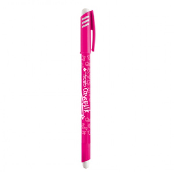 Penna a sfera cancellabile Cancellik - punta 1,0mm - fucsia - Tratto Penna a sfera cancellabile Cancellik - punta 1,0mm - fucsia - Tratto