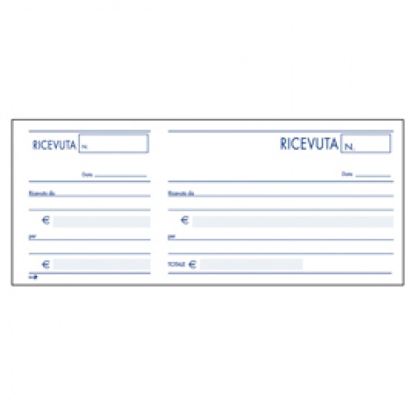 Blocco ricevute generiche - 10 x 22cm - 100 fogli - BM Blocco ricevute generiche - 10 x 22cm - 100 fogli - BM