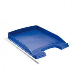 Vaschetta portacorrispondenza Leitz Plus Slim - 25,5x36x3,7 cm - blu - Leitz