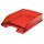Vaschetta portacorrispondenza Leitz Plus Standard - 25,5x7x36 cm - rosso trasparente - Leitz