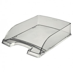 Vaschetta portacorrispondenza Leitz Plus Standard - 25,5x7x36 cm - fumé trasparente - Leitz