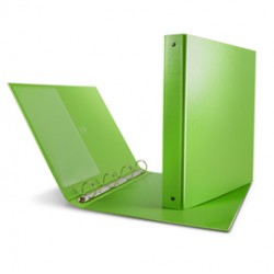 Raccoglitore Nettuno - 4 anelli tondi 30 mm - dorso 3,5 - 22x30 cm - verde chiaro - Sei Rota