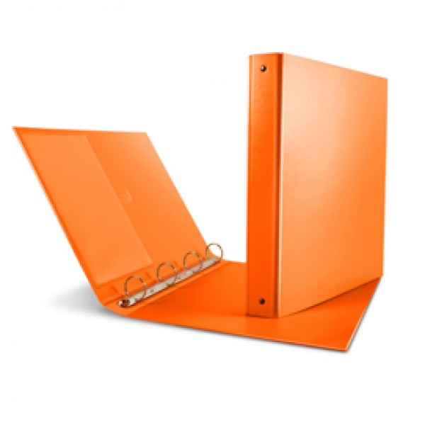 Raccoglitore Nettuno - 4 anelli tondi 30 mm - dorso 3,5 cm - 22x30 cm - arancio - Sei Rota Raccoglitore Nettuno - 4 anelli tondi 30 mm - dorso 3,5 cm - 22x30 cm - arancio - Sei Rota