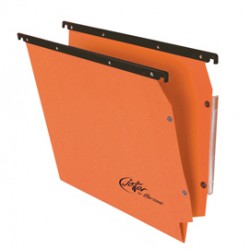 Cartella sospesa Joker - armadio - interasse 33 cm - fondo V - 32,6x28 cm - arancio - Bertesi
