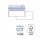 Busta Silver80 Strip FSC - internografata - senza finestra - 11,4 x 16,2 cm - 80 gr - bianco - Pigna Envelopes - conf. 25 pezzi