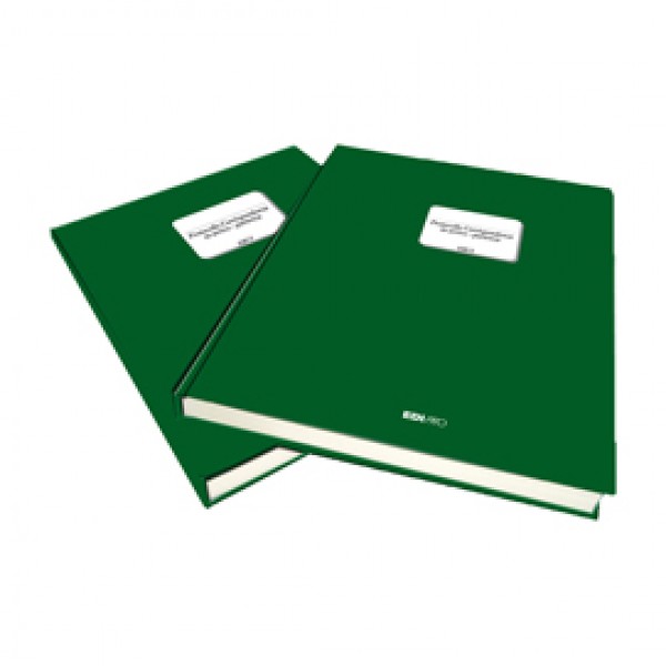 Registro corrispondenza arrivo/partenza - 31 x 24,5cm - 500 fogli - Edipro Registro corrispondenza arrivo/partenza - 31 x 24,5cm - 500 fogli - Edipro