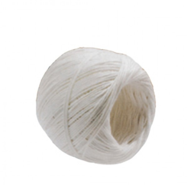 Rotolo di spago - diametro 1 mm - lunghezza 90 m - fibra naturale titolo 2/6 - 100 gr - finitura candido cerato - bianco - Viva - conf. 10 pezzi Rotolo di spago - diametro 1 mm - lunghezza 90 m - fibra naturale titolo 2/6 - 100 gr - finitura candido cerato - bianco - Viva - conf. 10 pezzi