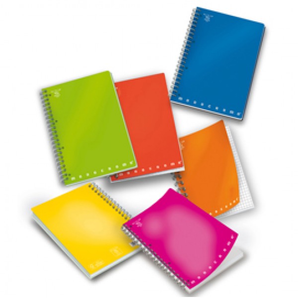 Quaderno Monocromo - A5 - quadretto 4mm - 70 fogli - 80gr - 4 fori - spiralato - Pigna Quaderno Monocromo - A5 - quadretto 4mm - 70 fogli - 80gr - 4 fori - spiralato - Pigna