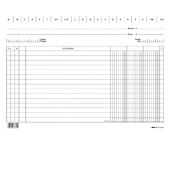 Schede in cartoncino 3 colonne - 17 x 24 cm orizzontale - Edipro - conf. 100 pezzi Schede in cartoncino 3 colonne - 17 x 24 cm orizzontale - Edipro - conf. 100 pezzi