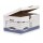 Scatola archivio Bankers Box System - con coperchio a ribalta - 37,8x29,3x54,5 cm - bianco - Fellowes