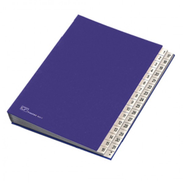 Classificatore numerico 1/31 - 643D - 24x34 cm - blu - Fraschini Classificatore numerico 1/31 - 643D - 24x34 cm - blu - Fraschini