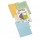 Cartelline a L con finestra Sintex - cartoncino 120 gr - 22x31 cm - mix 5 colori - Blasetti - conf. 20 pezzi