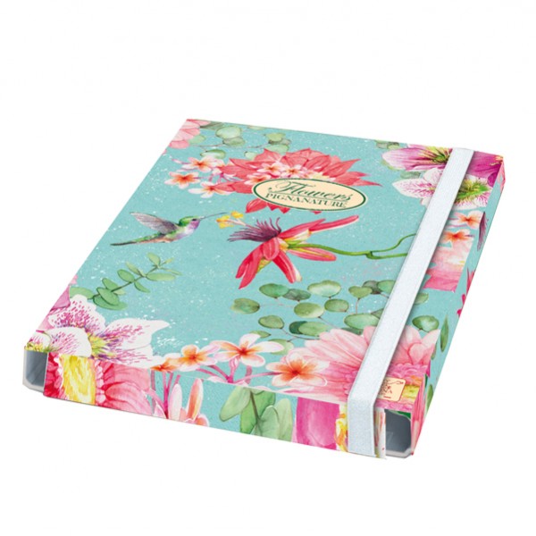 Cartella progetti Nature Flowers - 26x34cm - dorso 3cm - con elastico - Pigna Cartella progetti Nature Flowers - 26x34cm - dorso 3cm - con elastico - Pigna