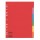 Separatore Economy - 6 tasti - cartoncino colorato 160 gr - A4 - multicolore - Esselte