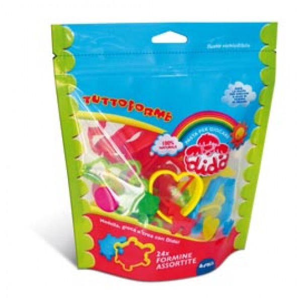 Busta richiudibile TuttoForme - 24 formine assortite - DiDò Busta richiudibile TuttoForme - 24 formine assortite - DiDò