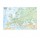 Carta geografica Europa - scolastica - plastificata - 297 x 420 mm - Belletti
