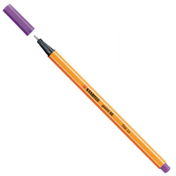 Fineliner Point 88 - tratto 0,4 mm - lilla chiaro 59 - Stabilo Fineliner Point 88 - tratto 0,4 mm - lilla chiaro 59 - Stabilo