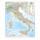 Carta geografica Italia amministrativa e stradale - murale - 67x85 cm - Belletti