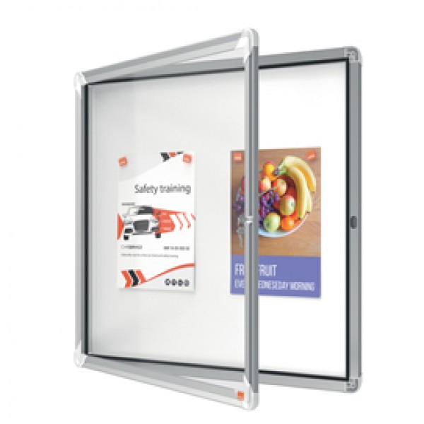 Bacheca per interni - fondo magnetico bianco - 6 fogli A4 - orizzontale - Nobo Bacheca per interni - fondo magnetico bianco - 6 fogli A4 - orizzontale - Nobo