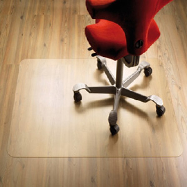 Tappeto salvapavimenti - rettangolare - 120 x 150 cm - plastica riciclata - trasparente - Paperflow Tappeto salvapavimenti - rettangolare - 120 x 150 cm - plastica riciclata - trasparente - Paperflow