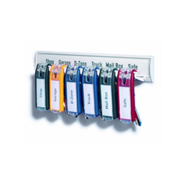 Portachiavi Key Clip - colori assortiti - Durable - conf. 6 pezzi