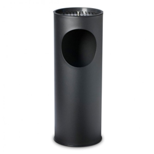 Gettacarte/posacenere - 17 L - diametro 24,3 cm - H 66,5 cm - nero - StilCasa Gettacarte/posacenere - 17 L - diametro 24,3 cm - H 66,5 cm - nero - StilCasa