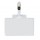 Portanome Pass 3 M - clip in metallo - senza cartoncino - 9,5 x 6 cm - Sei Rota - conf. 100 pezzi