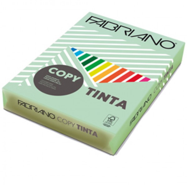 Carta Copy Tinta - A3 - 80 gr - colore tenue acquamarina - Fabriano - conf. 250 fogli