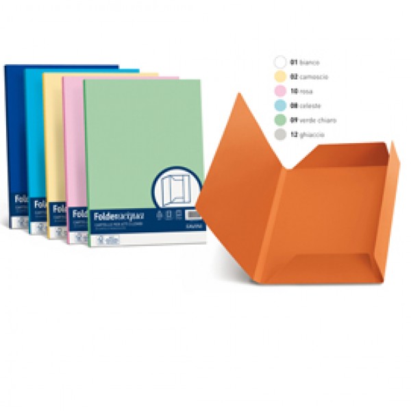 Cartelline 3 lembi Acqua - 200 gr - 24,5x34,5 cm - bianco - Favini - conf. 25 pezzi Cartelline 3 lembi Acqua - 200 gr - 24,5x34,5 cm - bianco - Favini - conf. 25 pezzi