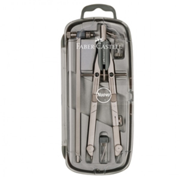 Balaustrone Tech - a pressione - con aste snodabili - diametro max cerchio 570mm - Faber Castell