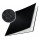 Copertine Impressbind - rigide - 28 mm - finitura lino - nero - Leitz - scatola 10 pezzi