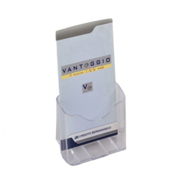 Portadepliant da banco - 1 tasca 1/3 A4 - 12x20x9 cm - Tecnostyl Portadepliant da banco - 1 tasca 1/3 A4 - 12x20x9 cm - Tecnostyl