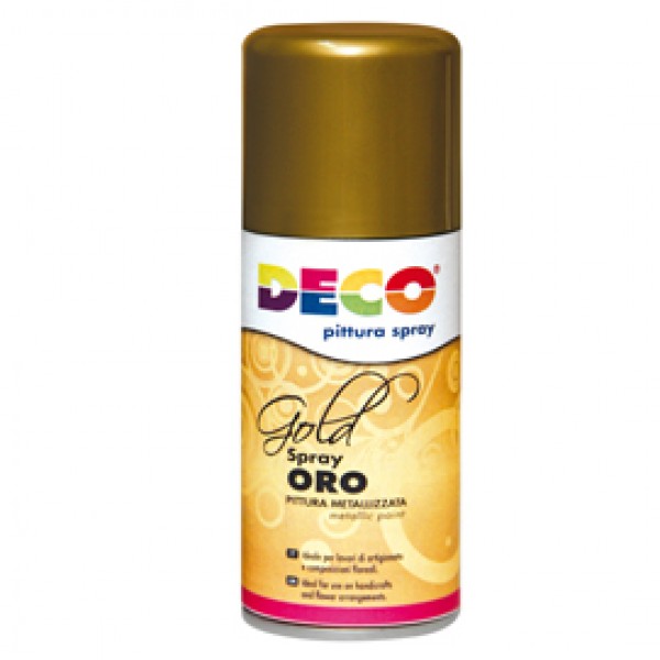 Vernice spray - 150ml - oro - DECO