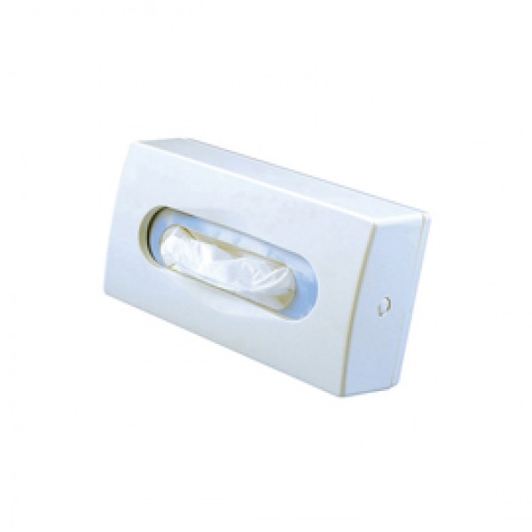 Dispenser per veline di carta - da muro - 27x7x14 cm - bianco - Mar Plast Dispenser per veline di carta - da muro - 27x7x14 cm - bianco - Mar Plast