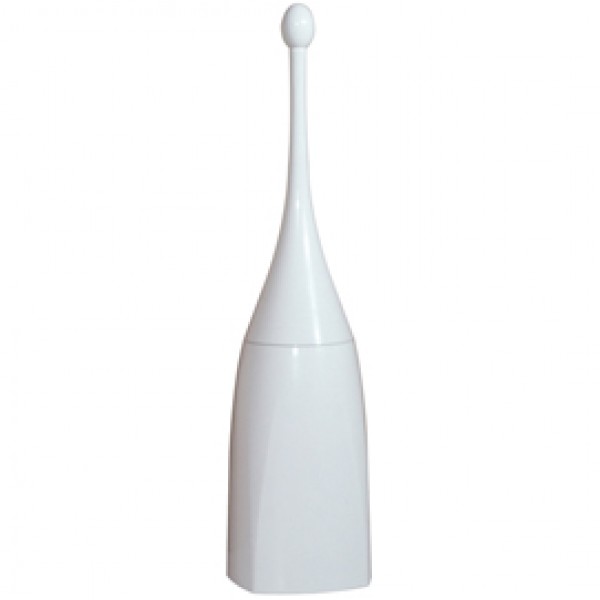 Portascopino per bagno - da terra - 12x12x48,5 cm - ABS - bianco - Mar Plast Portascopino per bagno - da terra - 12x12x48,5 cm - ABS - bianco - Mar Plast