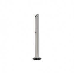 Portacenere da terra - da esterno - diametro 18 cm - H 90 cm - acciaio inox - Studio T