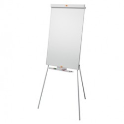 Lavagna portablocco Classic su treppiede - 100x67,5 cm - bianco - Nobo